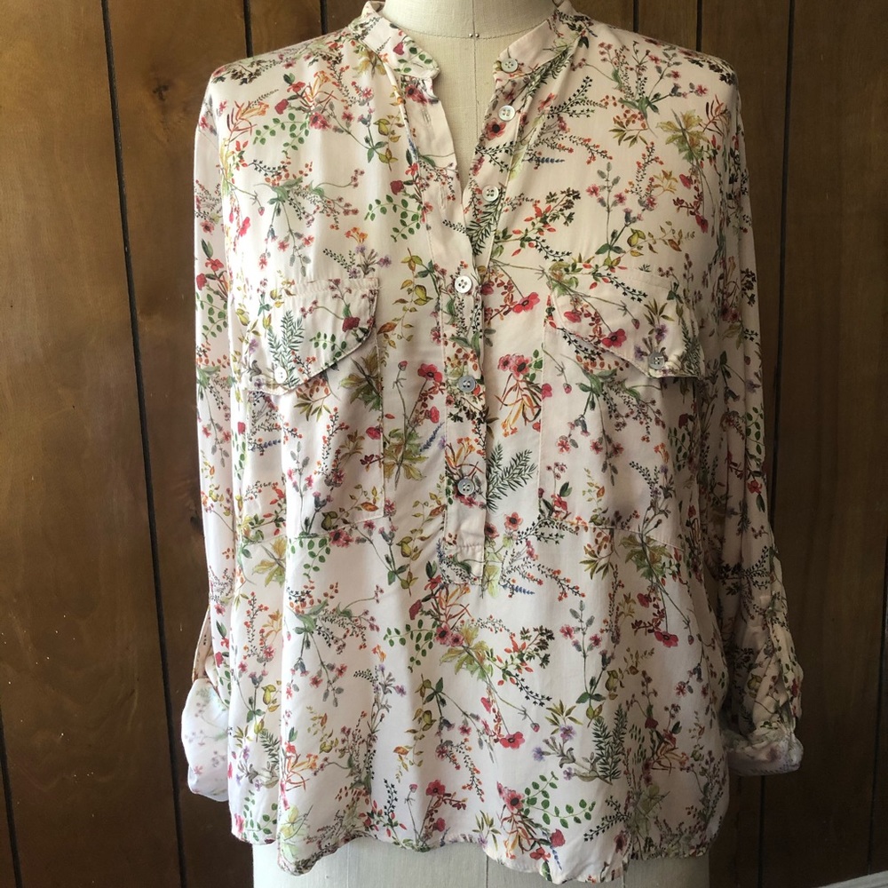 Zara Floral Blouse